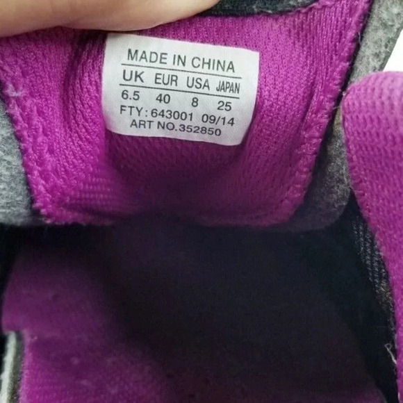 Mavic Size 8 Women's Tourmaline Cycling Road Shoes Black Purple Accent 643001 - Picture 3 of 12